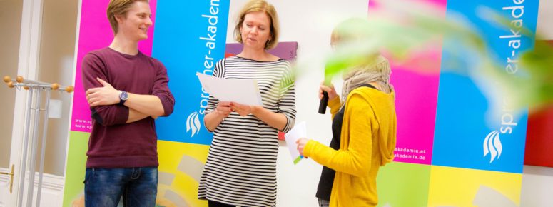Vor Publikum sprechen Seminare Wien